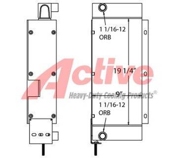 JLG G5-18A Engine Oil Cooler