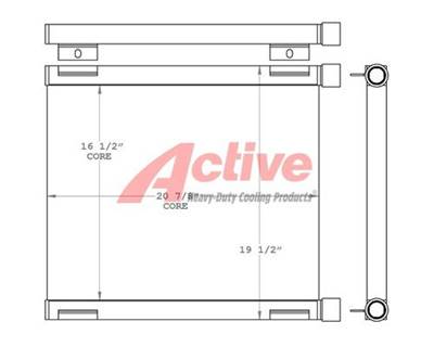 Jacobsen HR-5111 Engine Oil Cooler for a Jacobsen HR5111 Rotary Mower