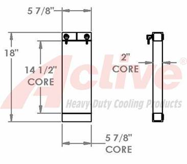 John Deere 210K EP Engine Oil Cooler