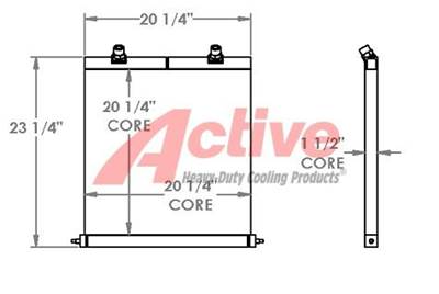 John Deere 260 Engine Oil Cooler
