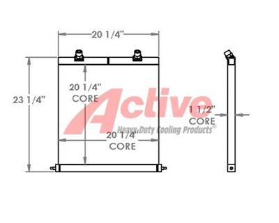 John Deere 260 Engine Oil Cooler