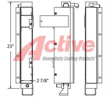 John Deere 450 Engine Oil Cooler