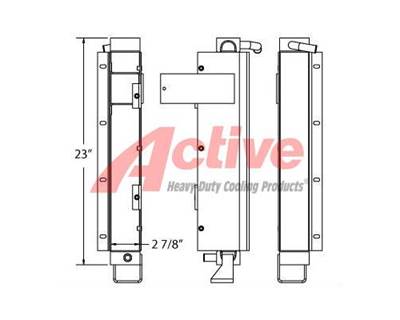 John Deere 450 Engine Oil Cooler