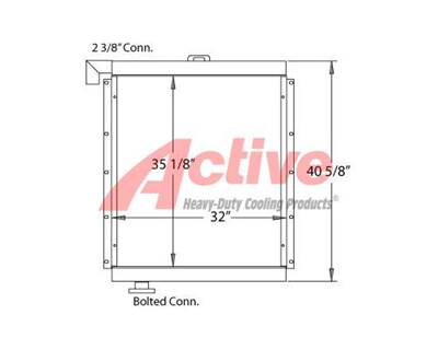 John Deere 450LC Engine Oil Cooler