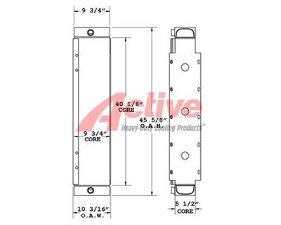 John Deere 460D Engine Oil Cooler