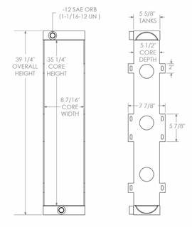 John Deere Engine Oil Cooler