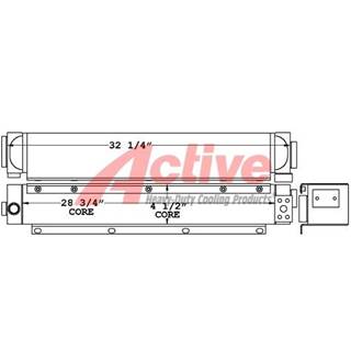 John Deere 550G Engine Oil Cooler