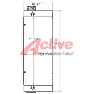 John Deere 550J Engine Oil Cooler