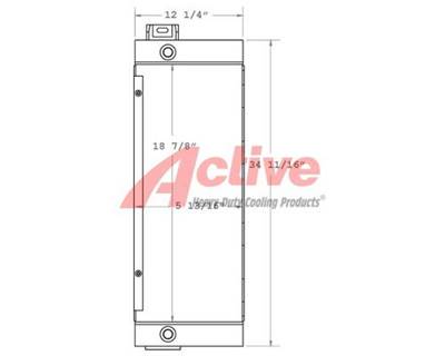 John Deere 550J Engine Oil Cooler