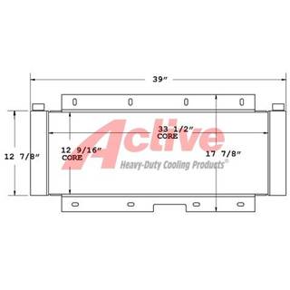 John Deere 624J Engine Oil Cooler