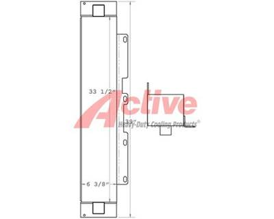 John Deere 644K Engine Oil Cooler for a John Deere 644K / 724K