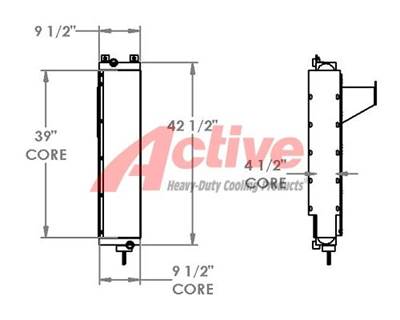 John Deere 655 Engine Oil Cooler