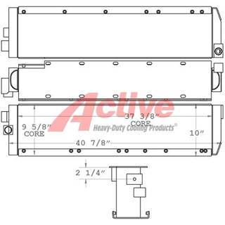 John Deere 655B Engine Oil Cooler