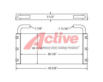 John Deere Engine Oil Cooler for a John Deere MA200