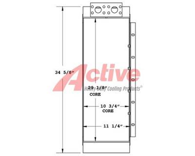 John Deere Engine Oil Cooler for a John Deere 384 Knuckleboom Log Loader