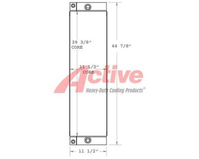 John Deere 700H Engine Oil Cooler