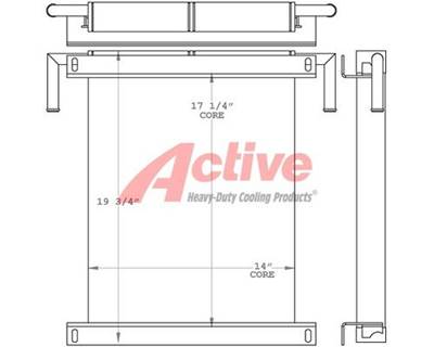 John Deere 710C Engine Oil Cooler