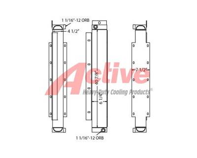 John Deere 724J Engine Oil Cooler