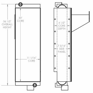 John Deere 750 Engine Oil Cooler
