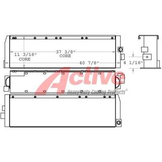 John Deere 755 Engine Oil Cooler