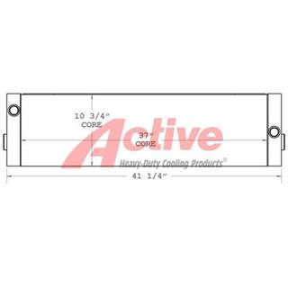 John Deere 850K Engine Oil Cooler