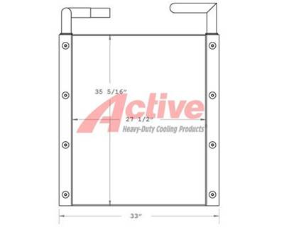 John Deere 892E LC Engine Oil Cooler for a John Deere 892ELC