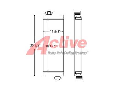 Kobelco ED150 Blade Runner Engine Oil Cooler for a Kobelco ED150