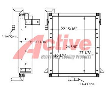 Kobelco K905A Engine Oil Cooler