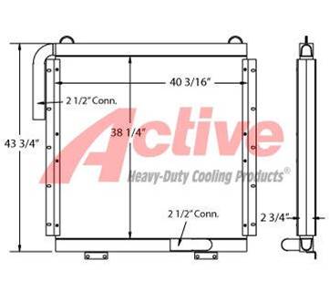 Kobelco K916 Engine Oil Cooler
