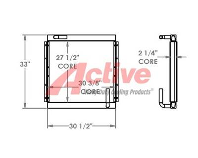 Kobelco SK200 Engine Oil Cooler for a Kobelco 200