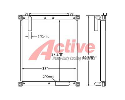 Kobelco SK300 Engine Oil Cooler