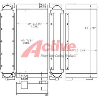 Kobelco SK330LC-6 Engine Oil Cooler for a Kobelco SK330LC-6E