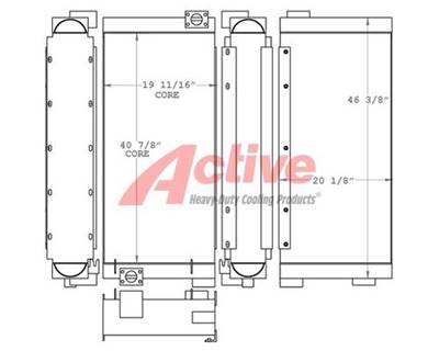 Kobelco SK330LC-6 Engine Oil Cooler for a Kobelco SK330LC-6E