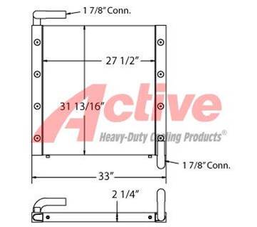 Komatsu Engine Oil Cooler