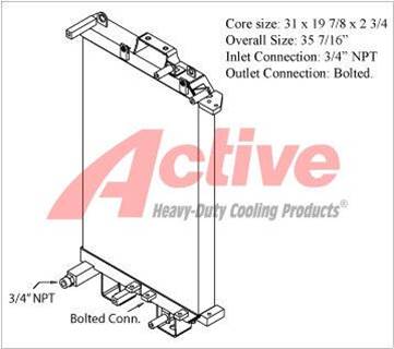 Komatsu D31 Engine Oil Cooler