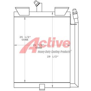 Komatsu D66S-1 Engine Oil Cooler
