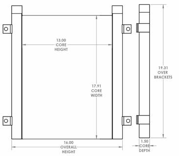 Komatsu Excavator Engine Oil Cooler