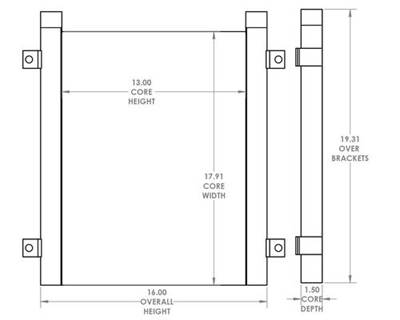 Komatsu Excavator Engine Oil Cooler
