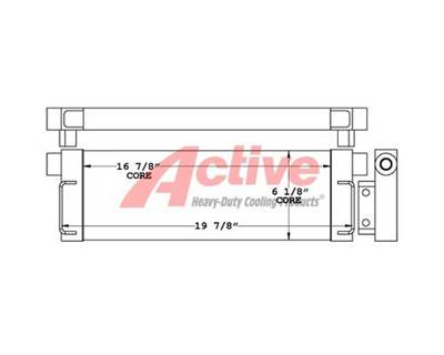 Komatsu GD650A Engine Oil Cooler