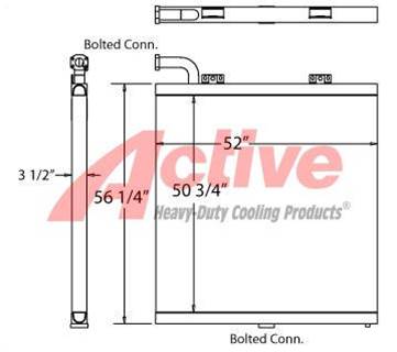 Komatsu PC1000LC Engine Oil Cooler
