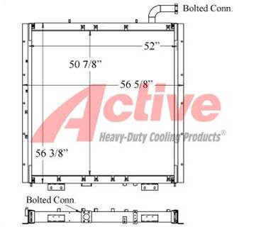 Komatsu PC1250LC-7 Engine Oil Cooler for a Komatsu PC1250-LC7 (S?N 20001-up