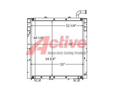 Komatsu PC1250LC-8 Engine Oil Cooler for a Komatsu PC1250-LC8