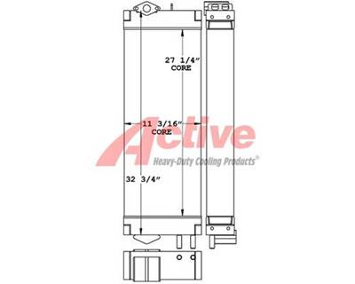 Komatsu PC138 Engine Oil Cooler for a Komatsu PC138 Overseas Edition