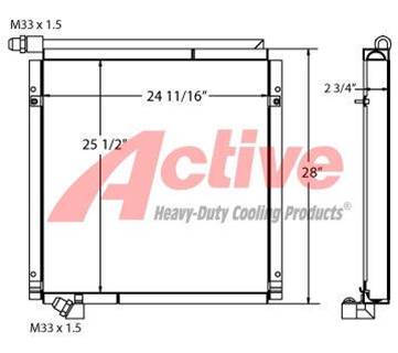 Komatsu PC150-5 Engine Oil Cooler