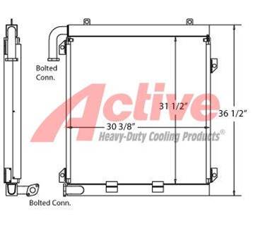 Komatsu PC150LC-6K Engine Oil Cooler