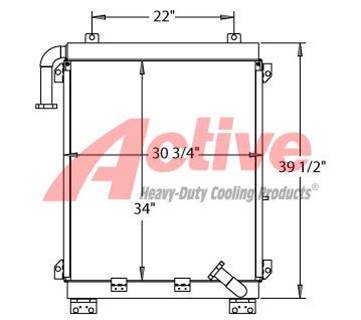 Komatsu PC200-6-A Engine Oil Cooler
