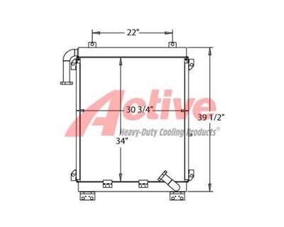 Komatsu PC200-6-A Engine Oil Cooler