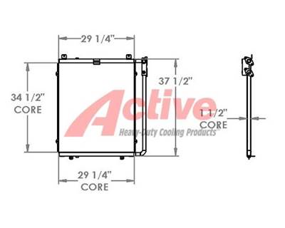 Komatsu PC200 Engine Oil Cooler