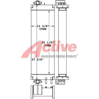 Komatsu PC228 Engine Oil Cooler