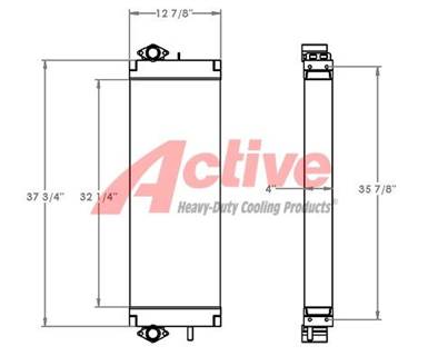 Komatsu PC228 Engine Oil Cooler